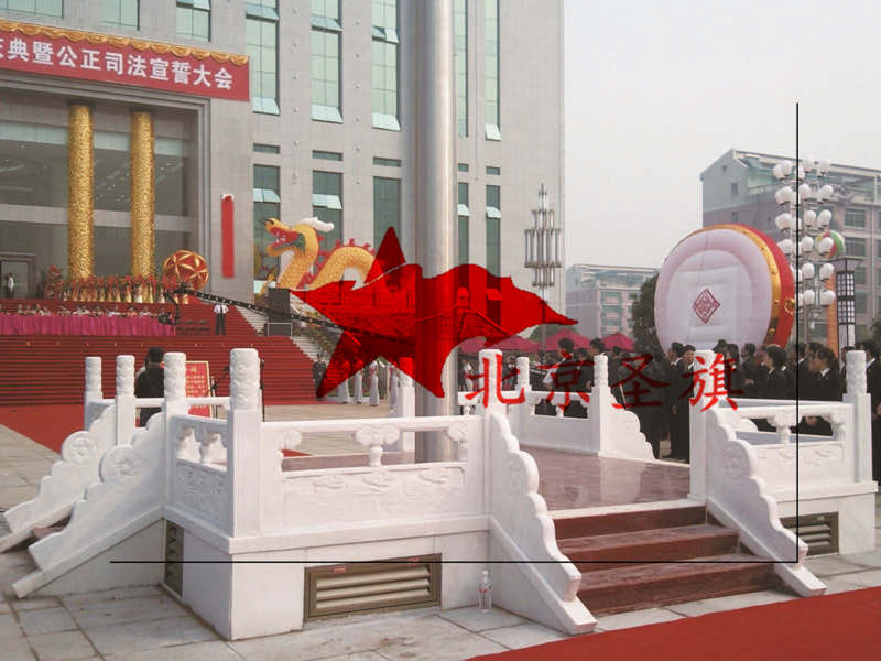 汉白玉旗台9