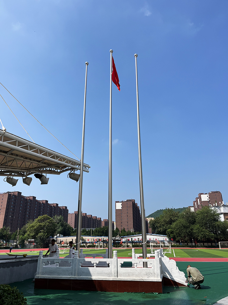 学校铝合金旗杆