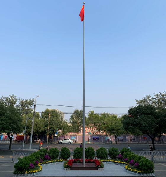 广场不锈钢旗杆